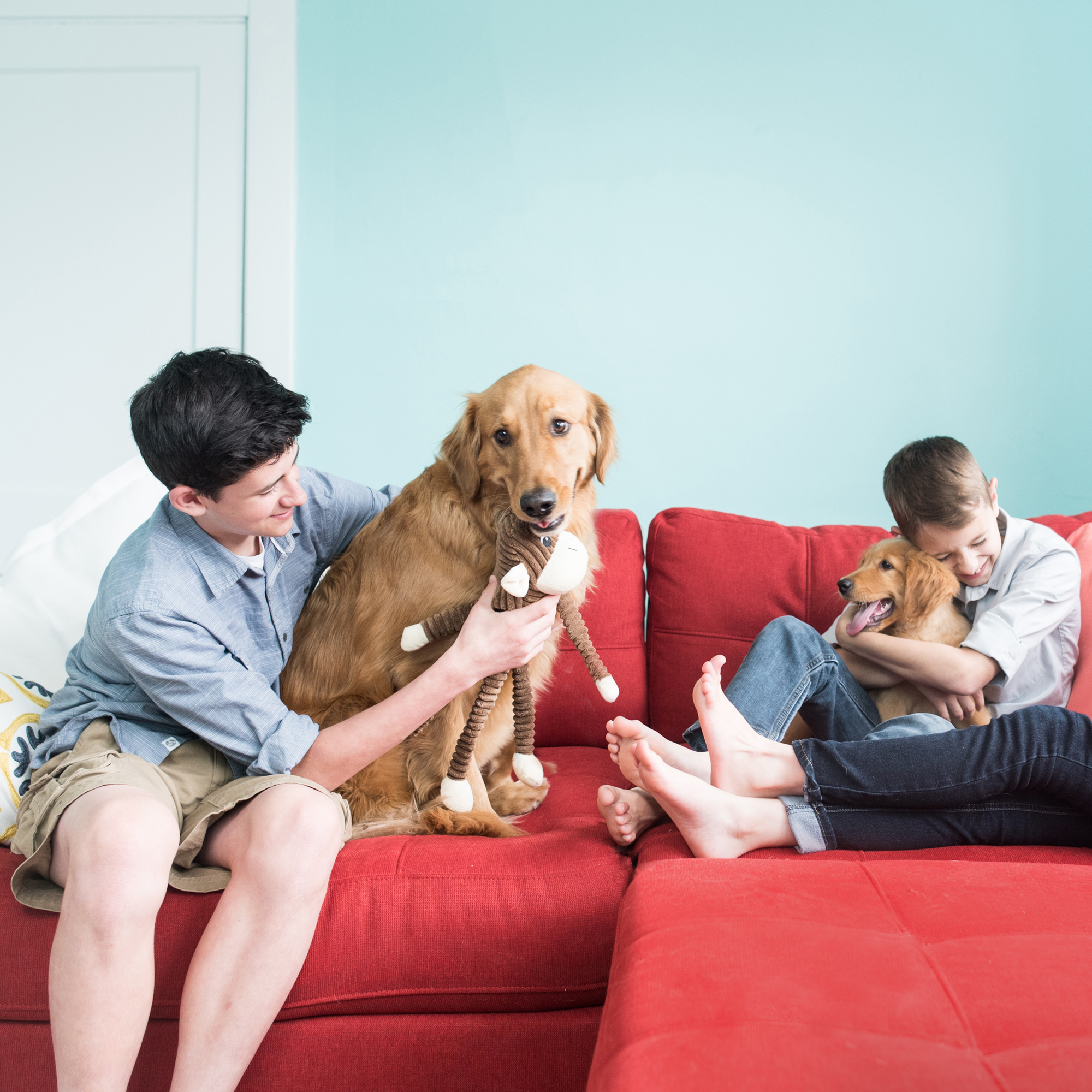 Spencer the Crinkle Monkey - Large Brown