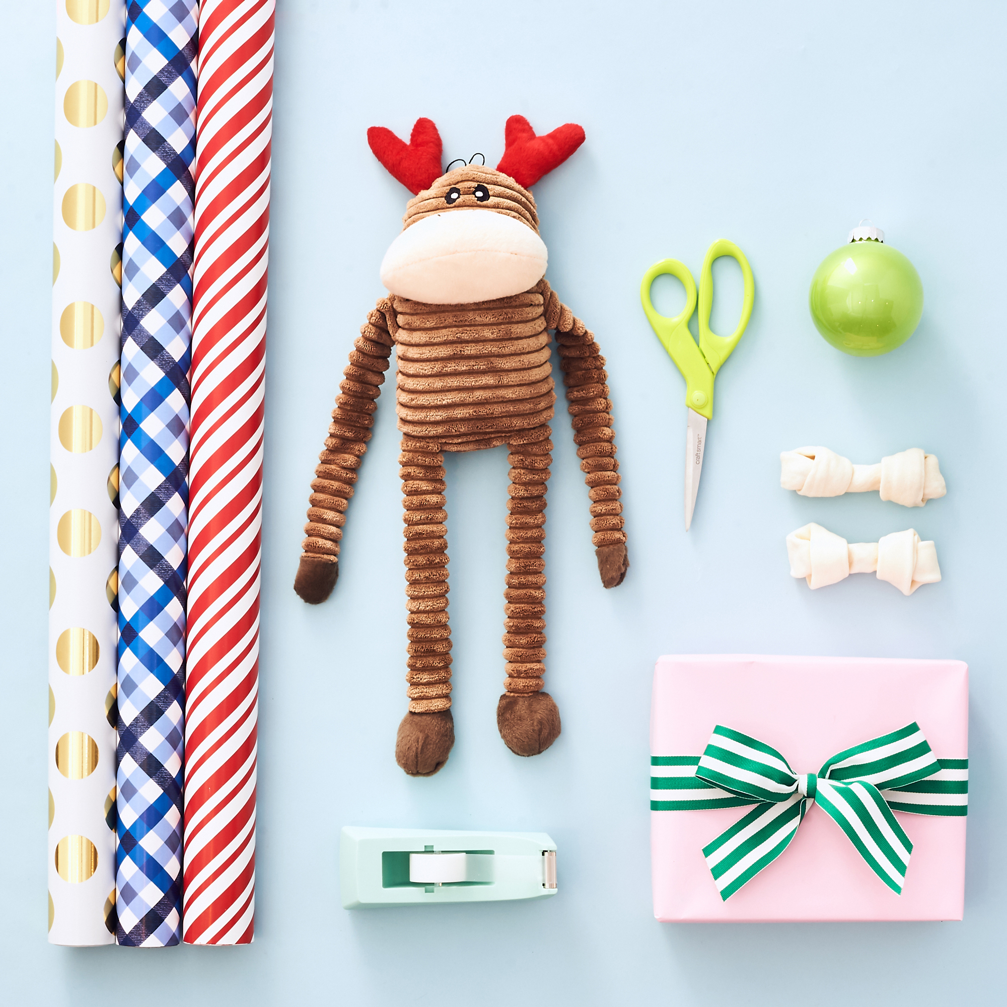 Holiday Crinkle - Reindeer Large