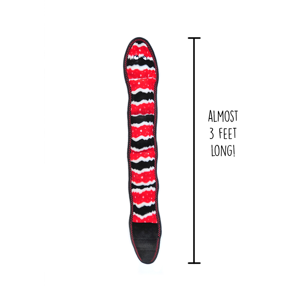 Z-Stitch Snake Large Red | ZippyPaws | ZippyPaws