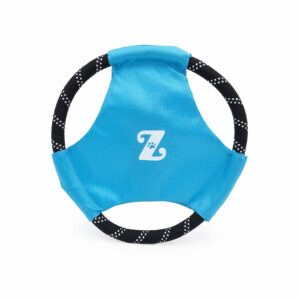 A Rope Gliderz - Blue with a handle and the letter "Z" printed in the center.