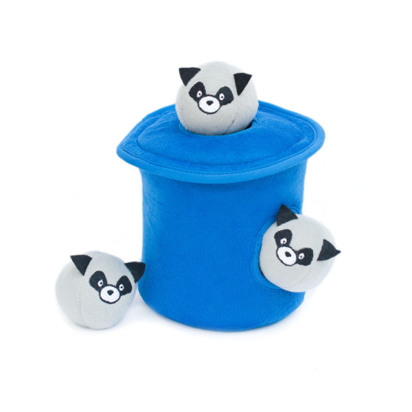 Burrow™ Raccoons In Trash Can With Bubble Babiez Image Preview 1