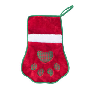 Holiday Stocking - Red Paw-0