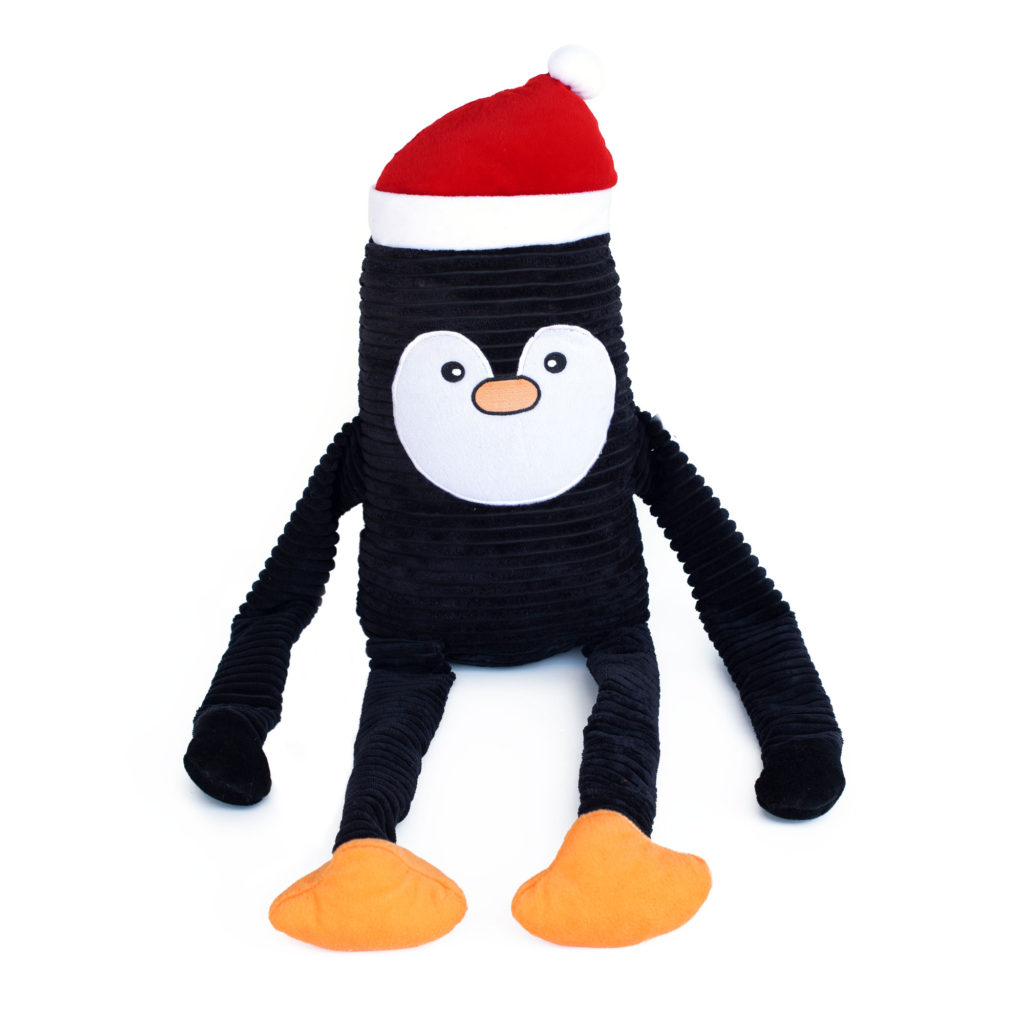 Penguin plush christmas squeak toy