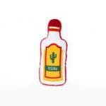 Tequila alcohol plush squeak toy