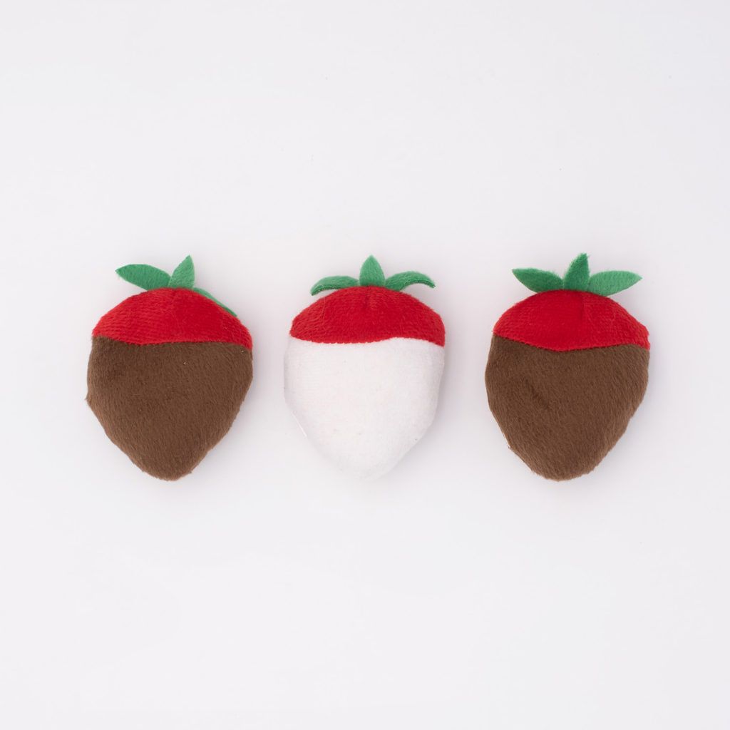 Valentine's Miniz 3-Pack Chocolate Covered Strawberries Image Preview