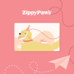 ZippyPaws Gift Card Birthday Party Pink