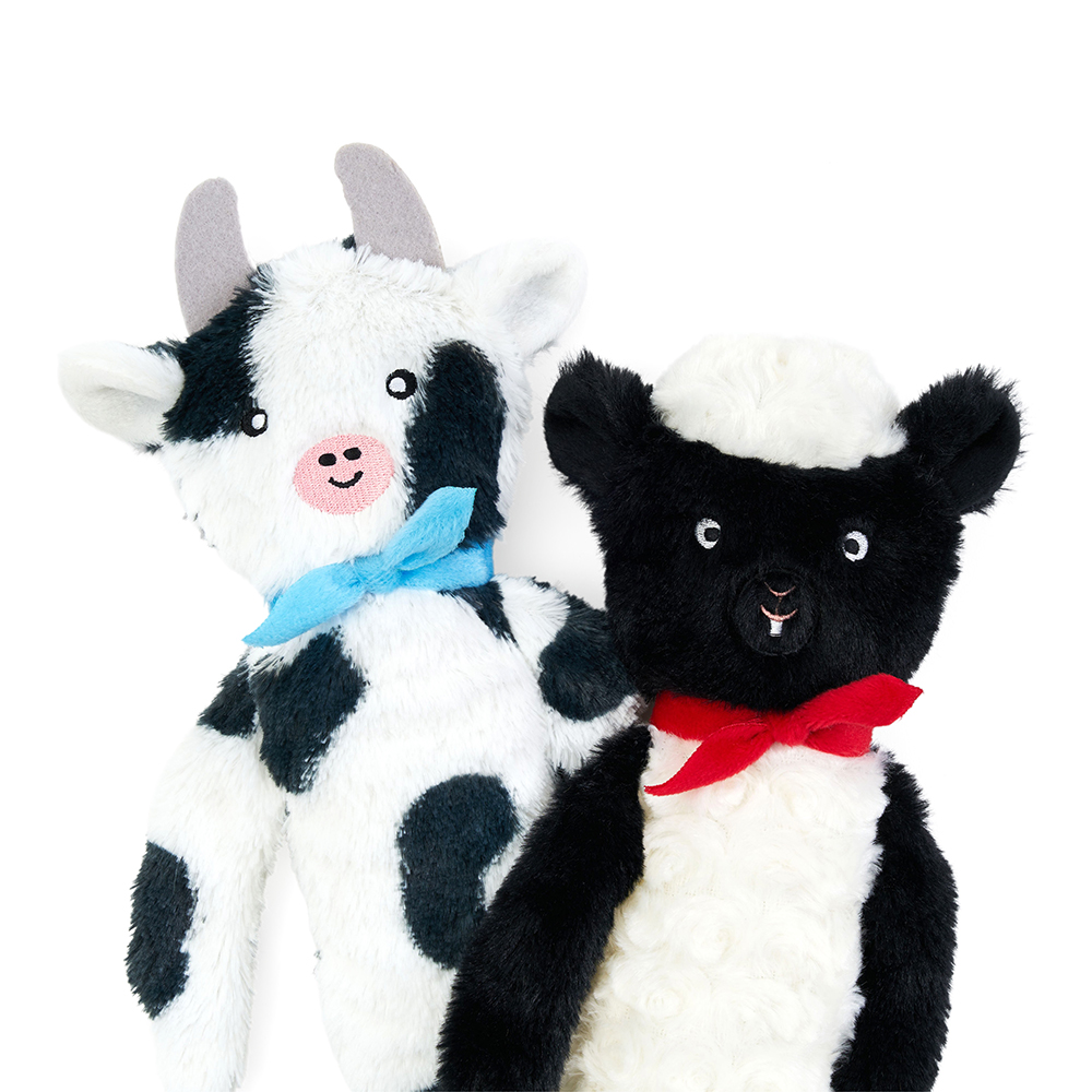 Fluffy Peltz Sheep and Cow