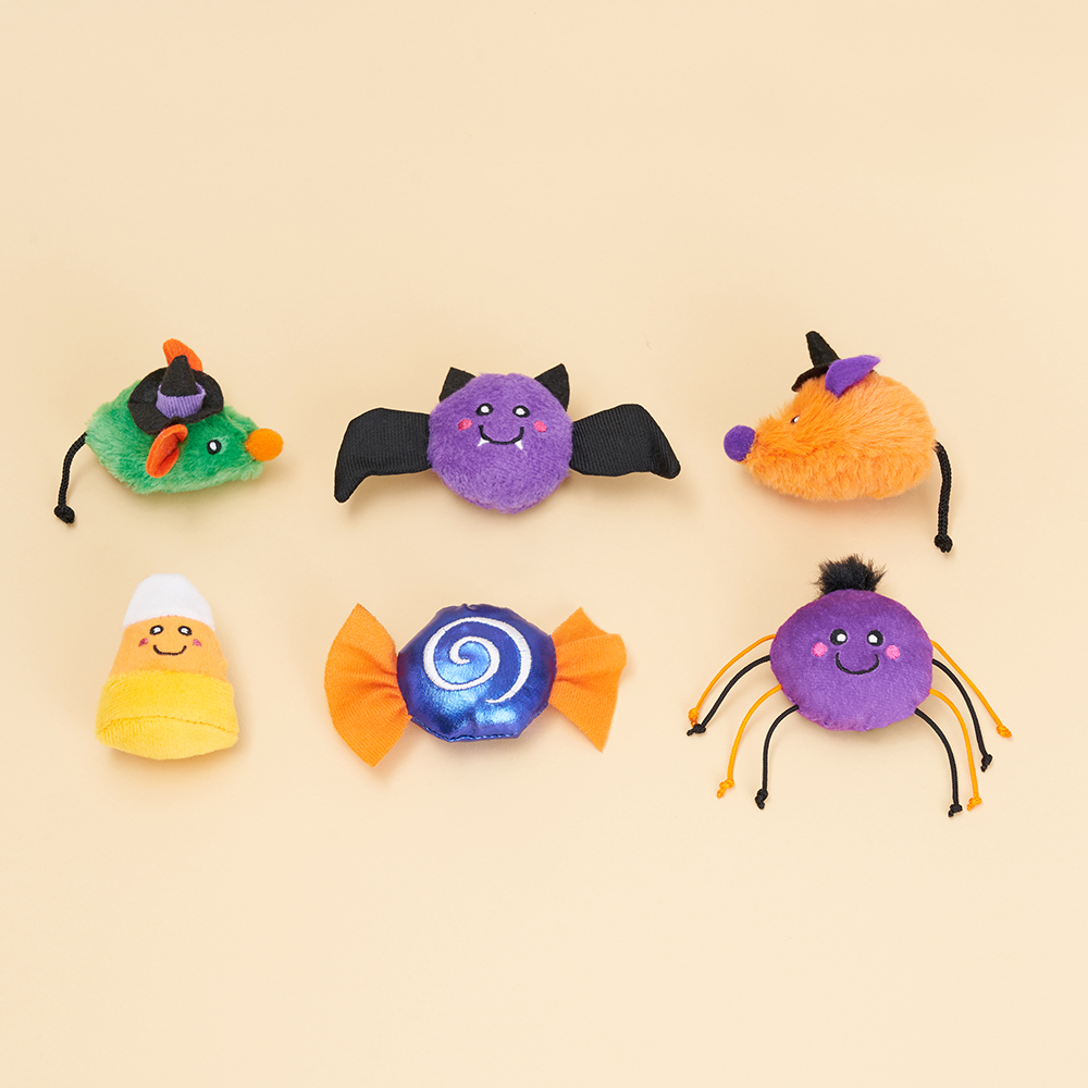 ZippyClaws® Halloween 6-Pack - Spooky Friends