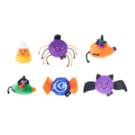 ZC527 ZippyClaws Halloween 6-Pack - Spooky Friends