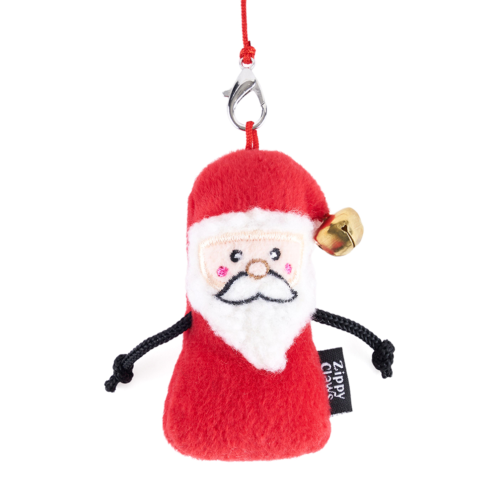 ZC532 ZippyClaws Holiday ZippyStick - Santa with Cookies &amp; Milk