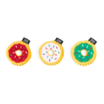 ZC533 ZippyClaws Holiday Mini Donutz 3-Pack
