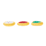 ZC533 ZippyClaws Holiday Mini Donutz 3-Pack