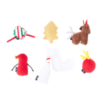 ZC535 ZippyClaws Holiday 6-Pack - Christmas Classics