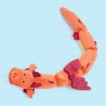 Zippy Dragonz - Red Deluxe with 6 Squeakers