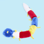 Zippy Caterpillar - Primary Deluxe with 7 Squeakers