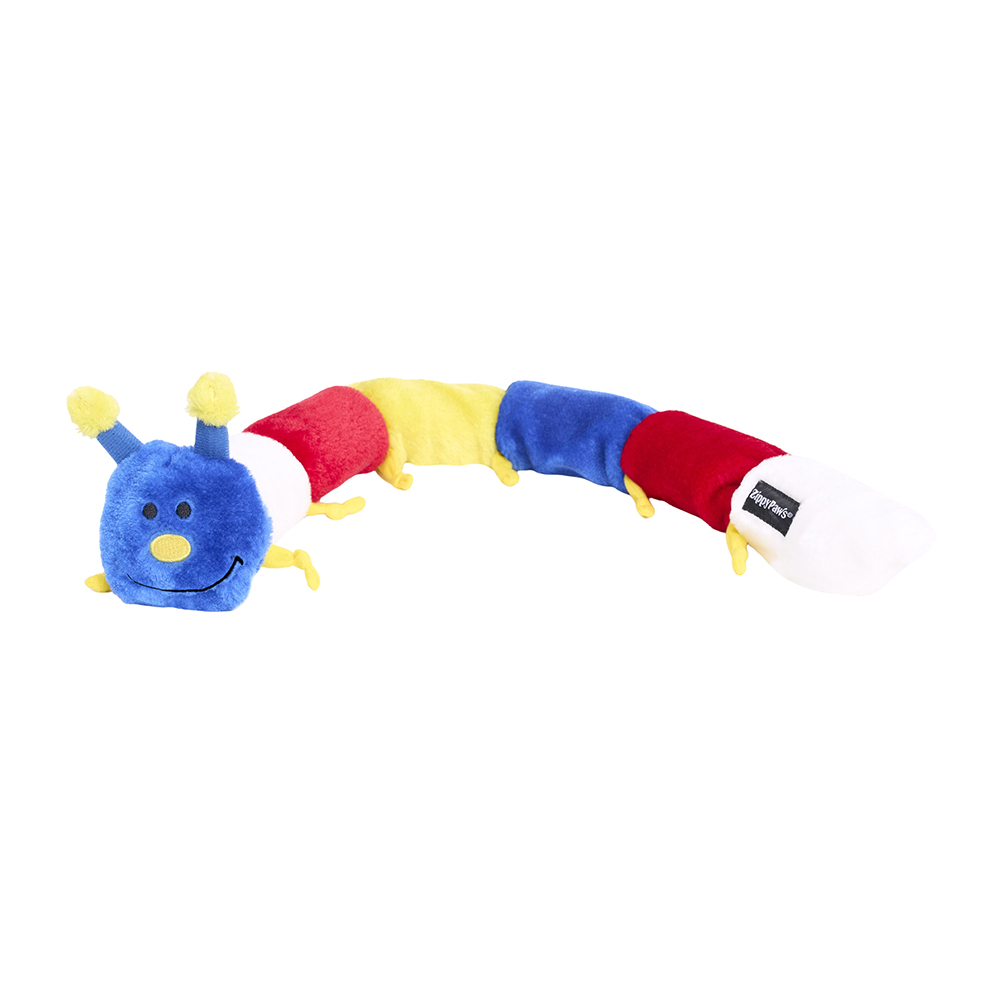 Zippy Caterpillar - Primary Deluxe with 7 Squeakers