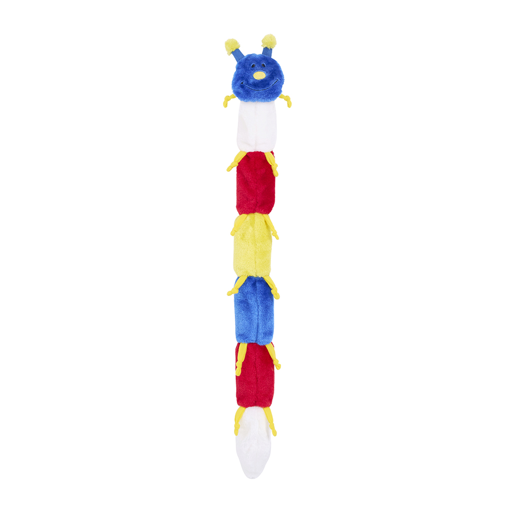 Zippy Caterpillar - Primary Deluxe with 7 Squeakers