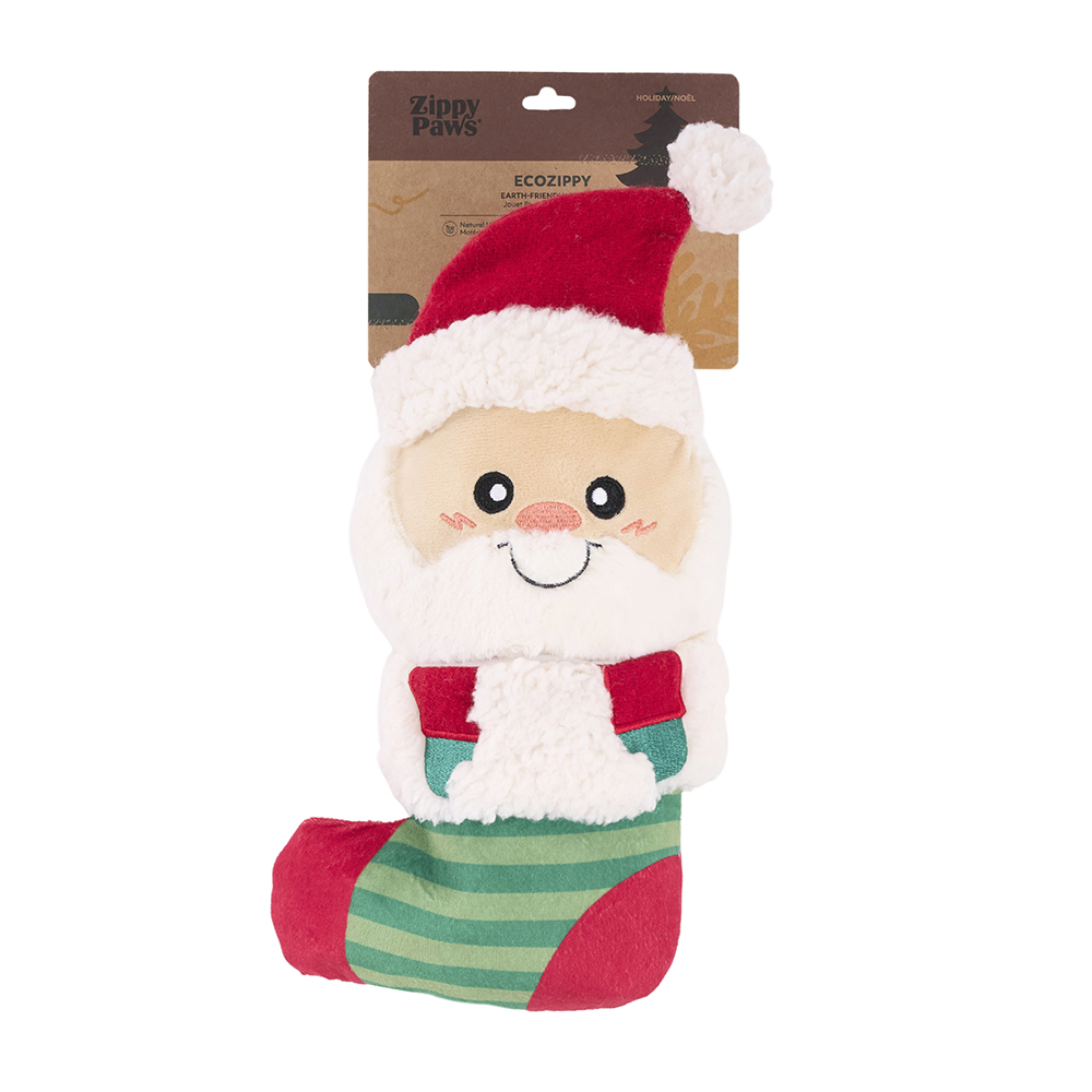 ecoZippy Holiday Stocking Santa