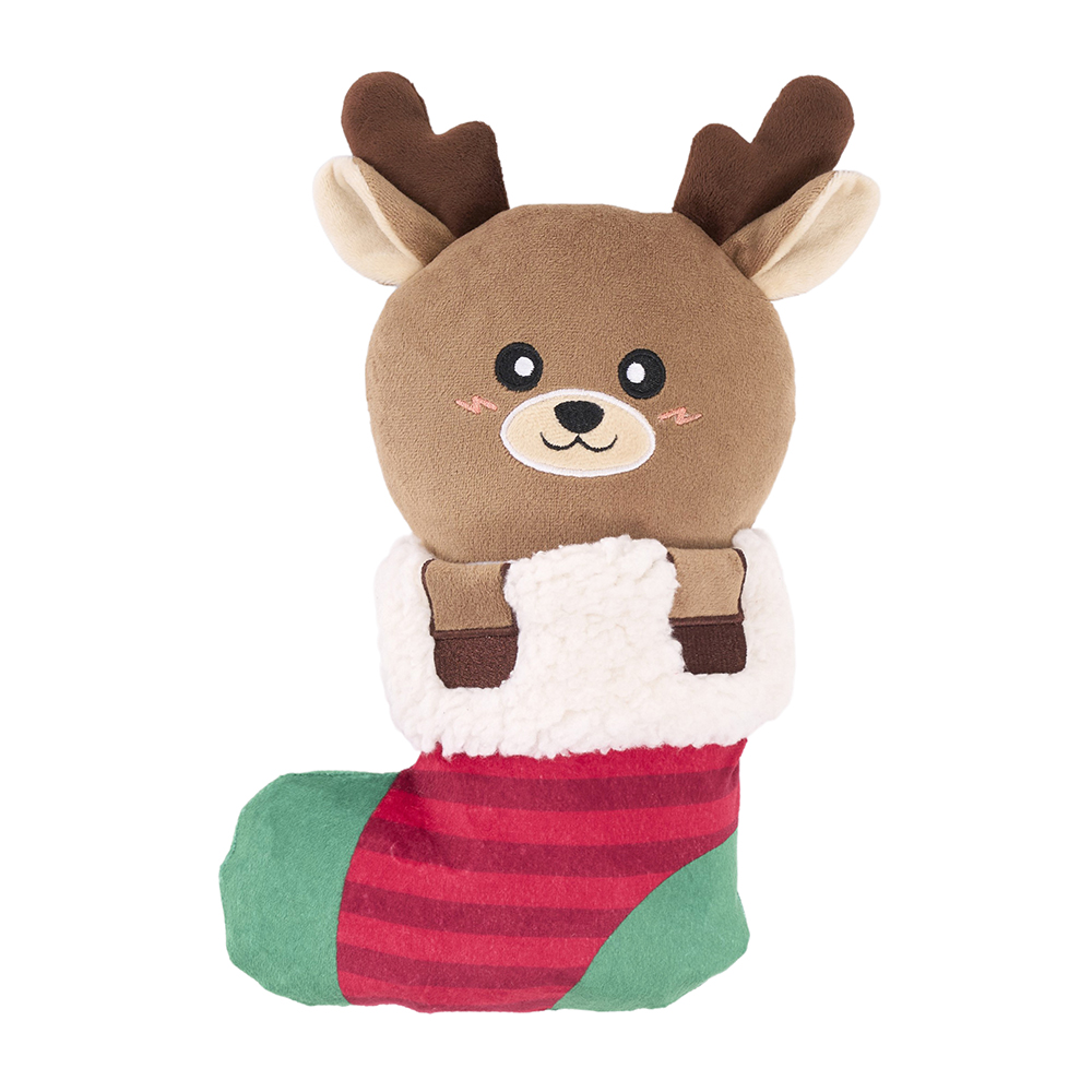 ecoZippy Holiday Stocking Reindeer