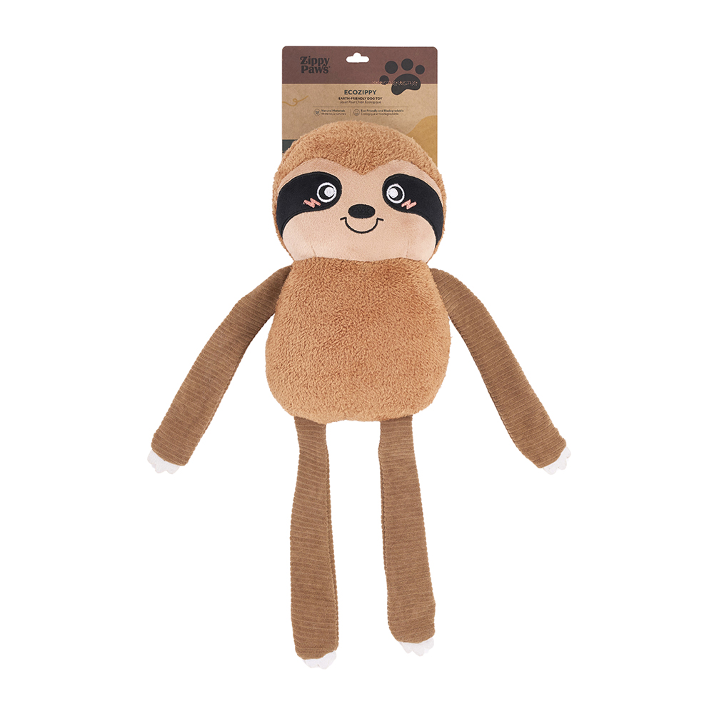ecoZippy Sammy the Crinkle Sloth - Large