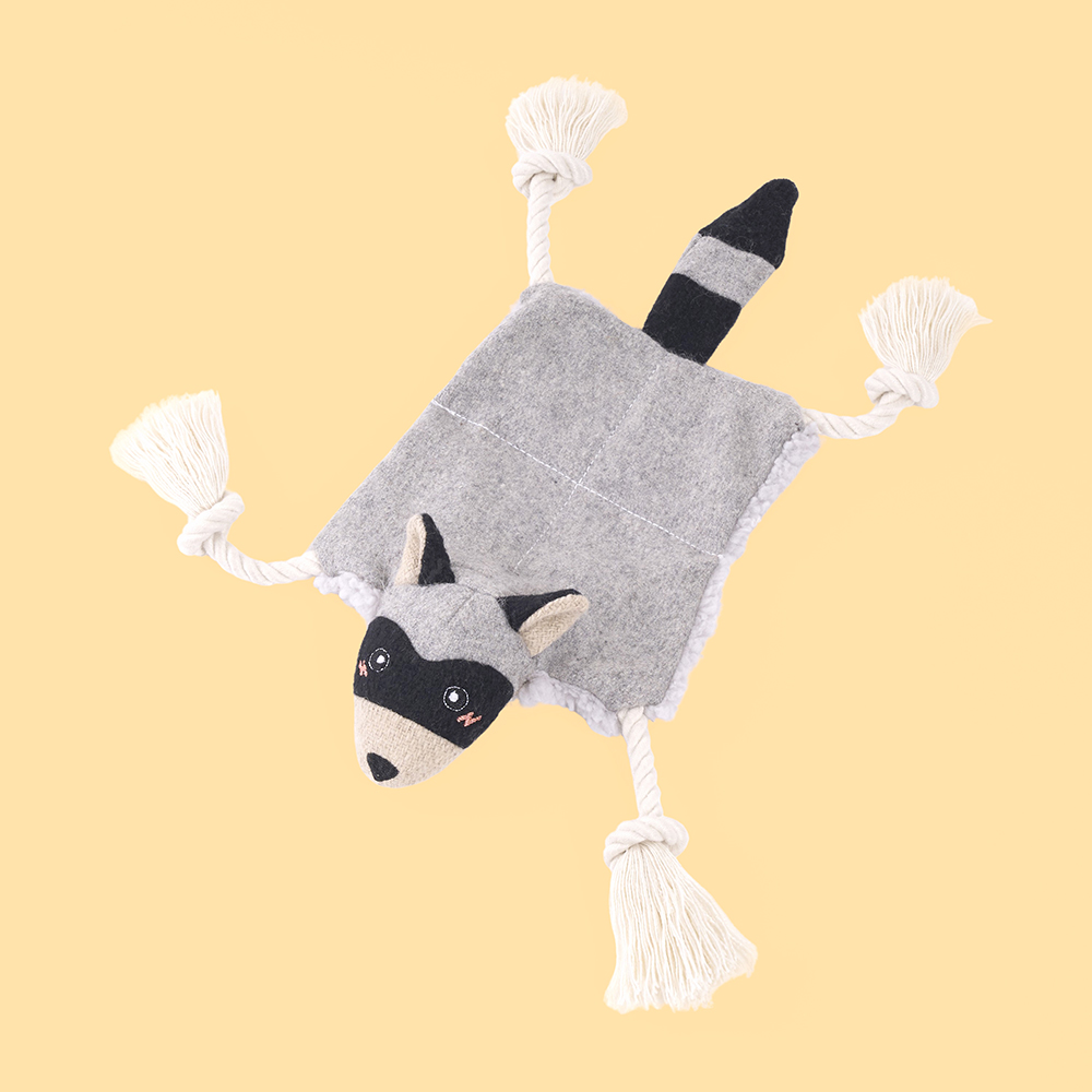 ecoZippy Knotty Crawler - Raccoon