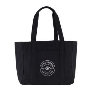 Zippypaws black tote bag