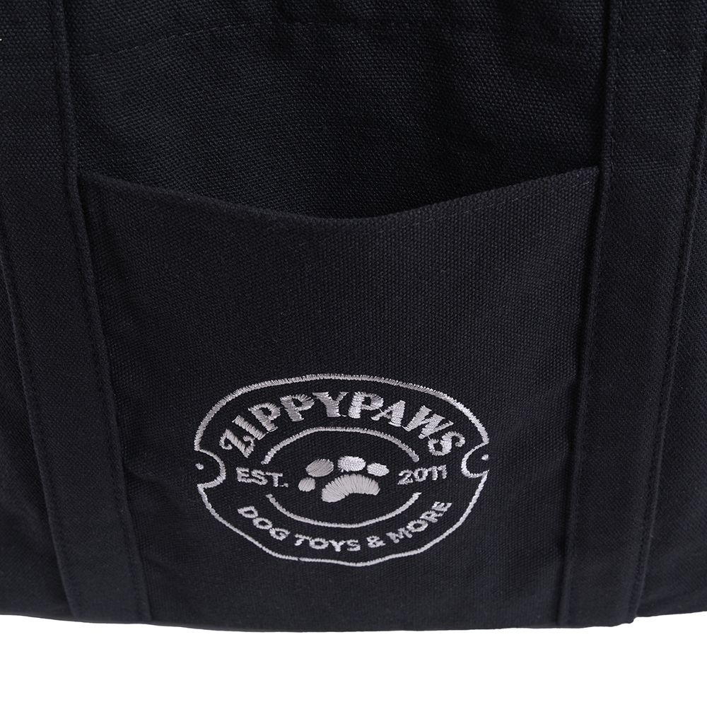 Zippypaws black tote bag