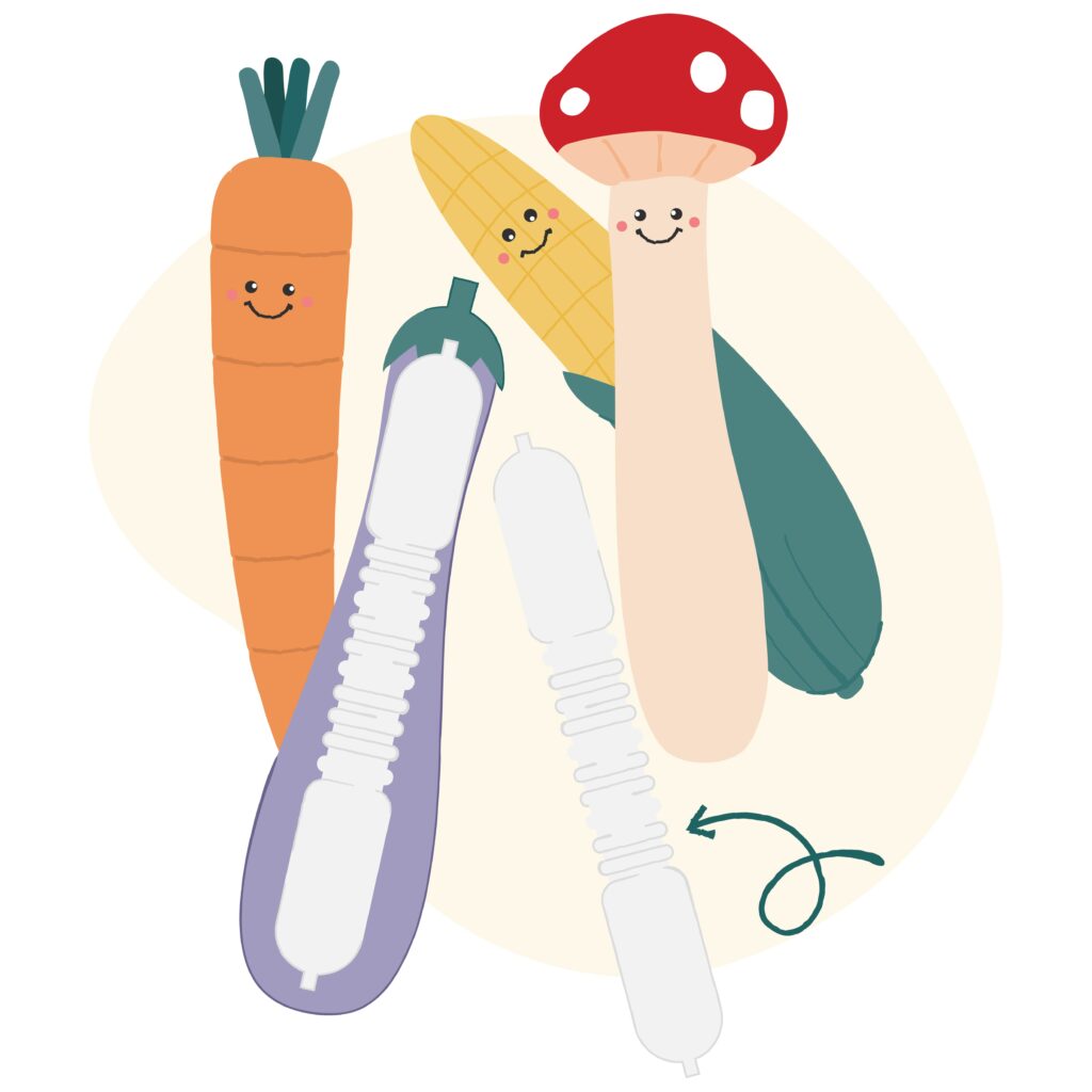 Illustration showing Jigglerz and Jigglerz squeaker