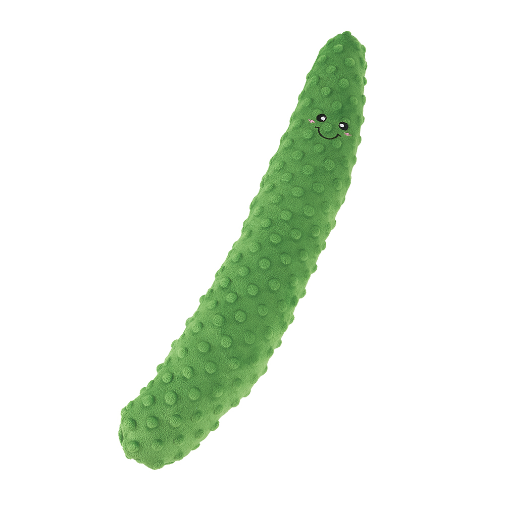 A long, plush toy named Jigglerz® - Rocket Pop with a textured surface and a smiling face on one end.