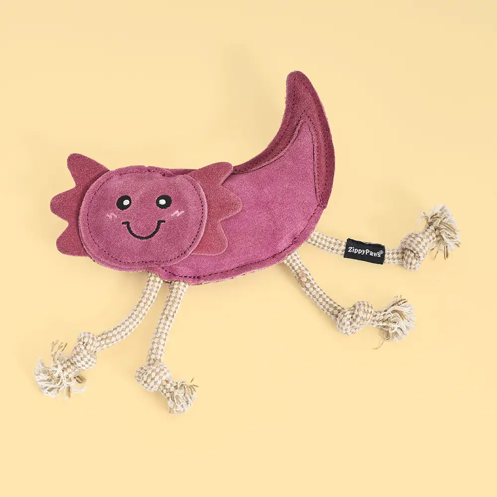 ecoZippy Suede and Rope - Axolotl