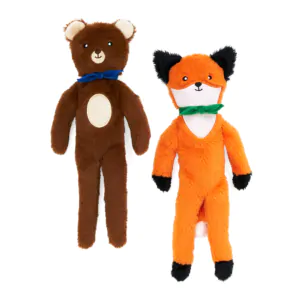 Fluffy Peltz Bear and Fox